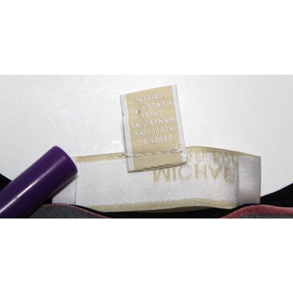 Michael Kors Women's Multi Stripe Pink Black Red Flounce Hem Knit Dress Size S - Picture 4 of 6